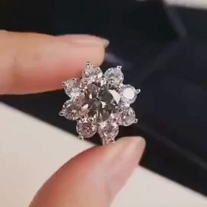 Brileon Solviera Moissanite Ring