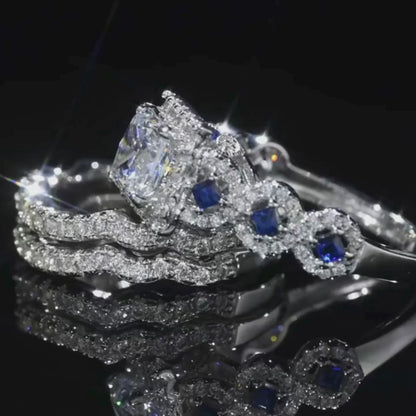 Brileon Azurelyn 3PC Princess Bridal Set