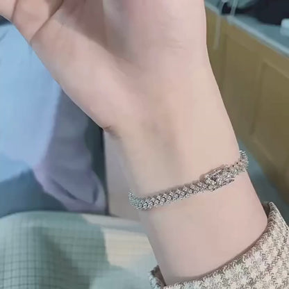 Brileon Lustréline Tennis Bracelet