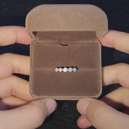 Brileon Eternal Five Moissanite Ring